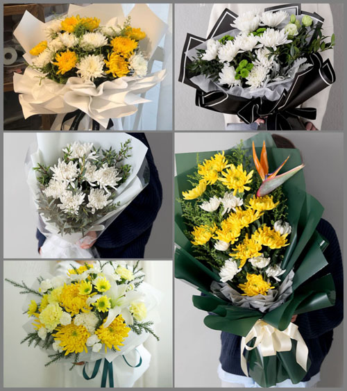 浙江省嘉兴海宁市周王庙镇云龙村白事花束代送